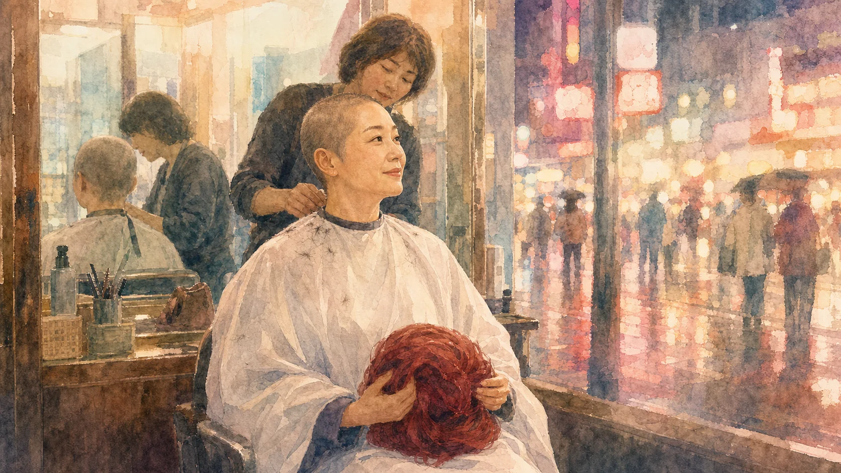 旺角街頭的快剪店